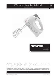 Használati útmutató Sencor SHM 5270 Kézi mixer