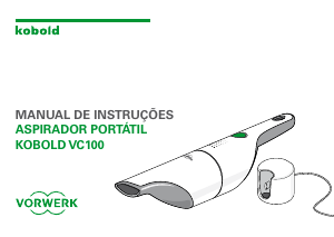 Manual Vorwerk Kobold VC100 Aspirador de mão