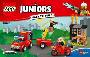 Bruksanvisning Lego set 10740 Juniors Brannutrykning