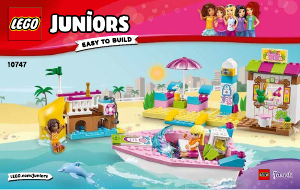 Bedienungsanleitung Lego set 10747 Juniors Andrea & Stephanies Strandurlaub