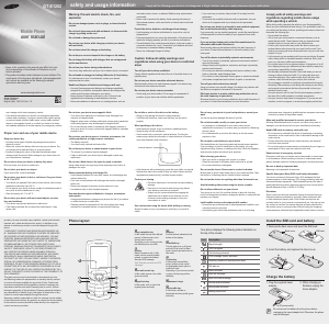 Manual Samsung GT-E1252/H Mobile Phone