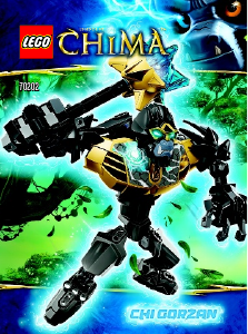 Manual Lego set 70202 Chima Chi Gorzan