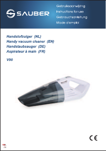 Manual Sauber V90 Handheld Vacuum