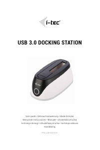 Manuale i-Tec U3HDDOCK Docking station per hard disk