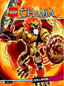 Kullanım kılavuzu Lego set 70206 Chima Chi Laval