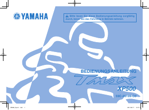 Bedienungsanleitung Yamaha XP500 (2012) Roller