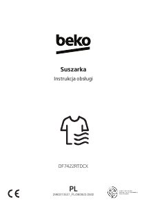 Instrukcja BEKO DF7422RTDCX Suszarka