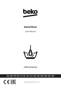 Manual BEKO HMM 62404 W Mixer de mână