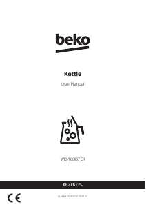 Handleiding BEKO WKM8307CR Waterkoker