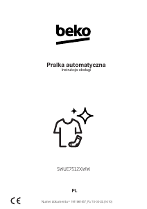 Instrukcja BEKO SWUE7512XWW Pralka