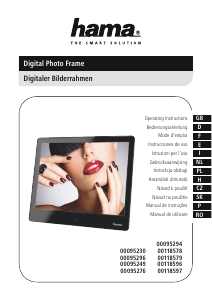 Manual Hama 00118596 Digital Photo Frame