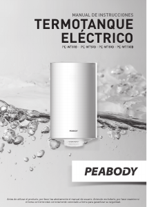 Manual de uso Peabody PE-WT30B Calentador de agua