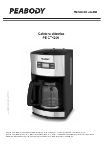 Manual de uso Peabody PE-CT4206 Máquina de café