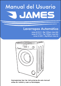 Manual de uso James LR 710 E Lavadora