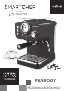 Manual de uso Peabody PE-CE5003 Máquina de café espresso