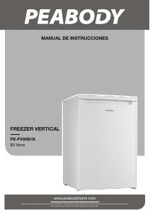 Manual de uso Peabody PE-FV90IX Congelador