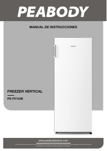 Manual de uso Peabody PE-FV153B Congelador