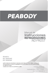 Manual de uso Peabody PE-TM300NF Frigorífico combinado