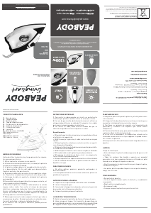 Manual de uso Peabody PE-PS20 Plancha