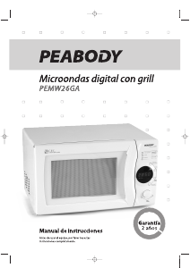 Manual de uso Peabody PEMW26GA Microondas
