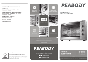 Manual de uso Peabody PE-HE3542 Horno