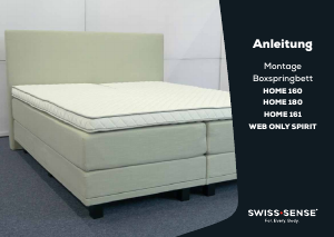 Bedienungsanleitung Swiss Sense HOME 160 Bettgestell