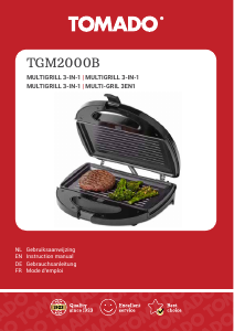 Manual Tomado TGM2000B Contact Grill