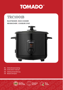 Manual Tomado TRC1001B Rice Cooker