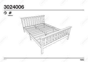 Manual VonHaus 3024006 Bed Frame