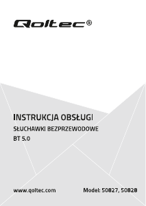 Instrukcja Qoltec BT 5.0 Słuchawki