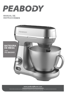 Manual de uso Peabody PE-BM200S Batidora de pie