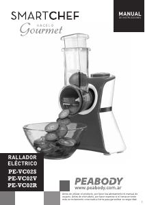 Manual de uso Peabody PE-VC02V Cortador en espiral