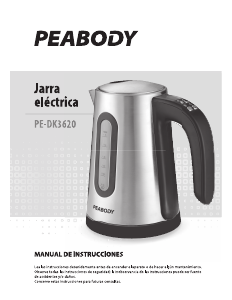 Manual de uso Peabody PE-DK3620 Hervidor