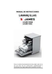 Manual de uso James LV14M-7201I Lavavajillas