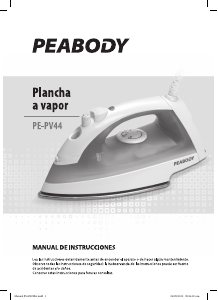 Manual de uso Peabody PE-PV44 Plancha