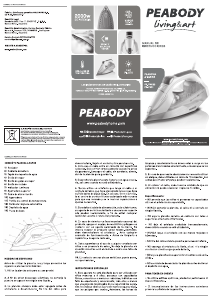 Manual de uso Peabody PE-PVC33 Plancha