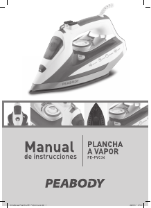 Manual de uso Peabody PE-PVC34 Plancha