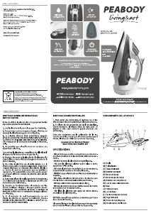 Manual de uso Peabody PE-PVI46 Plancha