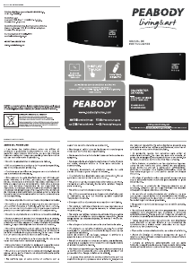 Manual de uso Peabody PE-CV20N Calefactor