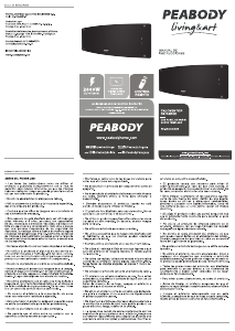 Manual de uso Peabody PE-CVL20N Calefactor