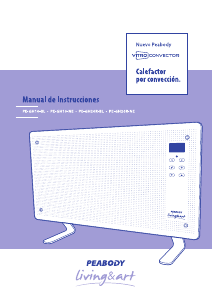 Manual de uso Peabody PE-GH20R-NE Calefactor