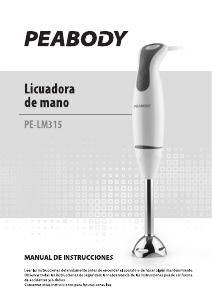 Manual de uso Peabody PE-LM315 Batidora de mano
