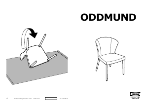 Manual IKEA ODDMUND Cadeira