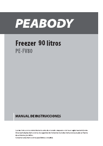 Manual de uso Peabody PE-FV80 Congelador