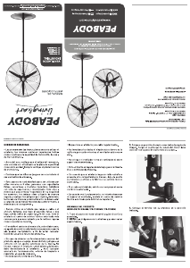 Manual de uso Peabody PE-VI260L Ventilador