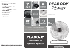 Manual de uso Peabody PE-VP150 Ventilador