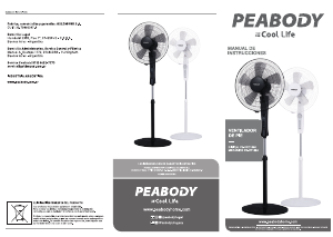 Manual de uso Peabody PE-VP1685 Ventilador