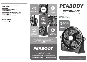 Manual de uso Peabody PE-VP2090 Ventilador