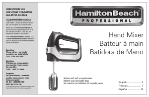 Handleiding Hamilton Beach 62656 Handmixer