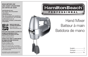 Handleiding Hamilton Beach 62664 Handmixer